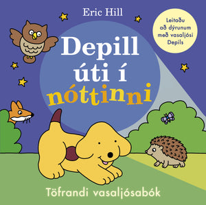 Depill úti í nóttinni <br><small><I>Eric Hill</i></small></p>