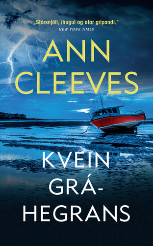 Kvein gráhegrans <br><small><i>Ann Cleeves</i></small></p>