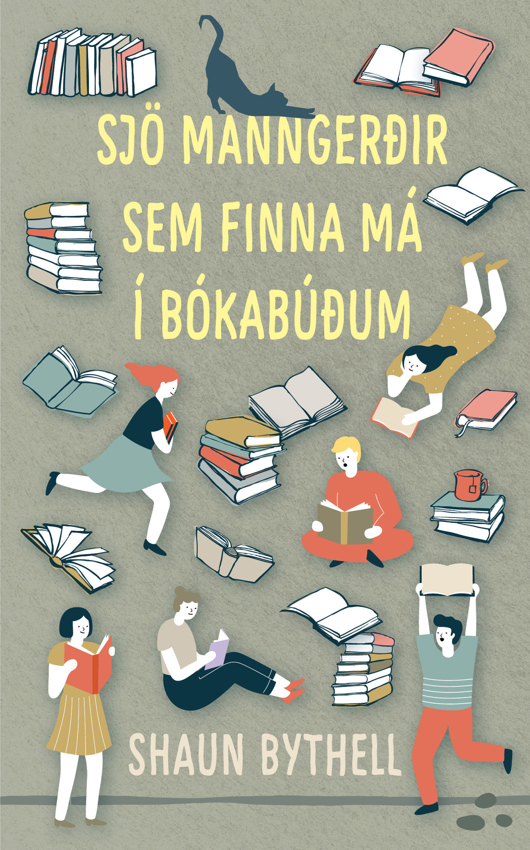 Sjö manngerðir sem finna má í bókabúðum <br><small><I>Shaun Bythell</i></small></p>