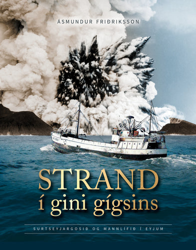Strand í gini gígsins <br><small><i>Ásmundur Friðriksson</i></small></p>